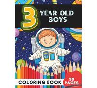 Coloring Book for 3-Year-Old Boys: 50 Fun Pages of Animals, Cars, and Playful Scenes (Age 3 Coloring Books - Playful Creativity for Preschoolers)