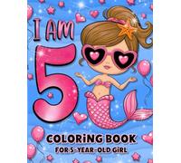Coloring Book for a 5 Year Old Girl: Birthday Gift, Christmas Stocking, or Easter Basket Stuffer (Easter Basket Stuffers for 5 Year Old Girl)