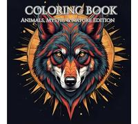 Coloring Book for Adults - Animals, Mystic & Nature Edition: 50 Beautiful Zentangle Animal Designs for Relaxation and Stress Relief | Intricate Line Art Coloring Pages for Mindfulness