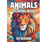 Coloring Book for Adults Featuring Majestic Tigers and Other Magnificent Mammals