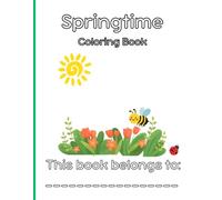 Coloring Book for Ages 2-5: Playing in the Springtime Park