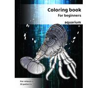 Coloring book for beginners: aquarium