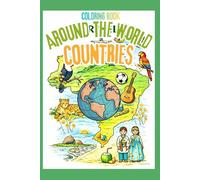 Coloring book for children and adults - Around the world - Great countries of the world