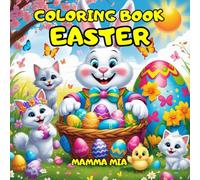 COLORING BOOK FOR CHILDREN EASTER: Wonderful Easter Coloring Book for Children and Babies - Full of Smiling Animals!
