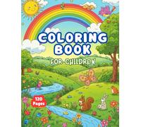 Coloring Book for Children: Jumbo Coloring Pages with Animals, Alphabets, Dinosaurs, Mermaids, Fruits & Color by Numbers for Toddlers Ages 2-4, 4-8