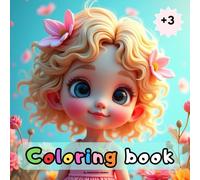 Coloring book for girls +3: a gift for a girl | Livre de coloriage pour les filles +3 ans, un cadeau pour une fille |