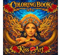 Coloring Book for Girls Ages 10+ - Beautiful Fantasy Women to Color: Inspiring Art, Magical Beauty & Relaxing Coloring Fun Kiss of Art Series
