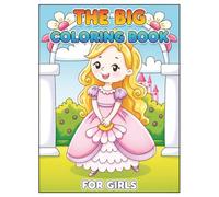 Coloring Book for Girls: More Than 60 Beautiful Scenes Filled with Fairies, Unicorns, Mermaids, and Princess Magic - Great for Relaxing Moments