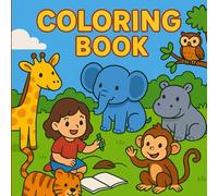 Coloring Book for kids: 100 Coloring pages for kids | 3-7 years | Best gift to children for Coloring and painting| 8.5 x 8.5 inches |