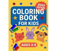 Coloring Book for Kids 2025 Edition: Fun and Adorable Coloring Pages for Ages 3-8 (Football Word Search 2026)