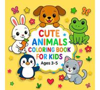 Coloring Book for Kids 3-5: Cute Animals Pocket Size Book | 30 Easy And Fun Pages For Kids on the Go