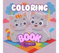 Coloring Book for Kids & Adults - Livro de Colorir: Cute Cat Drawings