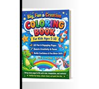 Coloring Book for Kids Ages 5-10: Encourages Calm & Relaxation Coloring is a soothing activity that helps reduce stress and promotes emotional balance - perfect for winding down after school.