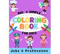 Coloring book for kids - professions