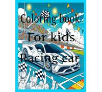 coloring book for kids racing car