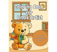 Coloring Book for Little Artist: 50 cute animal pages to color