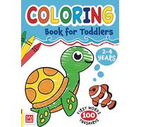 Coloring Book for Toddlers 2-4 years: Cute Animals and Simple Pictures To Learn and Color