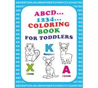 Coloring Book For Toddlers ABCD... 1234....