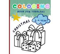 Coloring book for toddlers: Christmas | 8.5 x 11 inches | 40 drawings (80 pages): Paperback - Glossy Cover