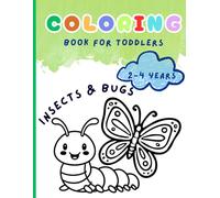 Coloring book for toddlers: Insect & Bugs | 8.5 x 11 inches | 40 drawings (80 pages): Paperback - Glossy Cover