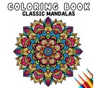 Coloring Book - Geometric mandalas (Coloring Book - Mandalas)