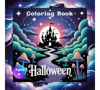 Coloring Book: Halloween, a cheerful book filled with friendly ghosts, cute costumed dogs, and lovable little witches. Perfect for sparking creativity without the fright, and with black-backed pages