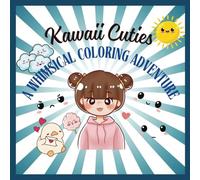 Coloring Book Kawaii Cuties: A Whimsical Coloring Adventure-Perfect for kids, teens, adults and anyone who loves adorable, playful and heartwarming designs