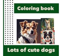 Coloring book Lots of cute dogs