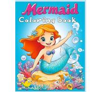 Coloring book mermaid: Cute, fun and simple For kids ages 4-8