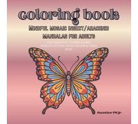 Coloring book mindful mosaic insect/arachnid mandalas for adults: your meditative coloring journey intricate pattern for relaxation & stress relief