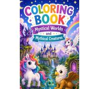 Coloring Book: Mystical Worlds and Mythical Creatures: 100 Bilder zum ausmalen