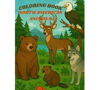 Coloring book:North American Animals