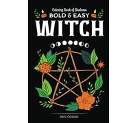 Coloring Book of Shadows: Bold and Easy Witch (Pocket Grimoire)