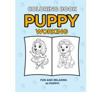 Coloring Book Puppy Working: Mamior Cute Dog Puppy Breeds