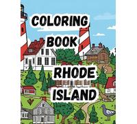 Coloring Book- Rhode Island: Discover the Ocean State| Large 8.5 x 11 format