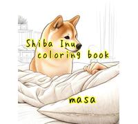 coloring book Shiba Inu