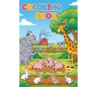 Coloring Book: Simple and Serene Illustrations of Your Favorite Animals