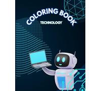 Coloring Book - Technology: Learn to paint with technology
