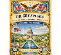 Coloring Book: The 50 State Capitals of the United States