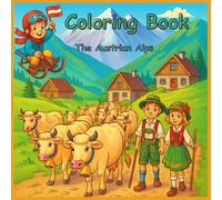 Coloring book: The Austrian Alps