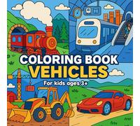 Coloring Book Vehicles for kids