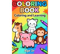 Coloring book whith 75 3D Baby Animals