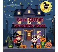 coloring book whose pages take you to a peaceful world with cute and interesting horror drawings for ages 4 and up.: Whispers of Spookiness in a Soft World of Color