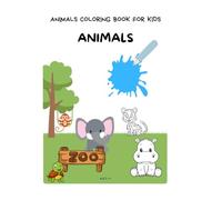 Coloring Book Zoo Animals: Learn Animals Coloring for Preschool | Easy Coloring: Fun and simple animal illustrations to color | Ages 1+