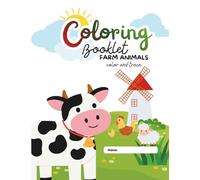 Coloring Booklet Farm Animals Color and Trace (Animals Coloring Booklet)
