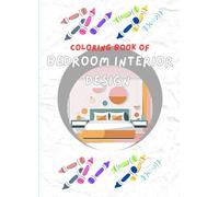 COLORING BOOKS OF BEDROOM INTERIOR DESIGN