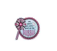 Coloring Broadway - Pin acrílico musical con texto en inglés "We Can't all Come and Go by Bubble", 1 pin acrílico individual, inspirado en Wicked, corte láser, alta definición (1.5 x 1.15 pulgadas),