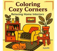 Coloring Cozy Corners- Relaxing Home Interiors