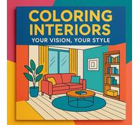 Coloring Interiors: Your Vision, Your Style - A Creative Coloring Book for Interior Design Lovers