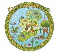 Coloring Ireland: Coloring Book with 40 Amazing Designs Inspired by The Irish People and Culture